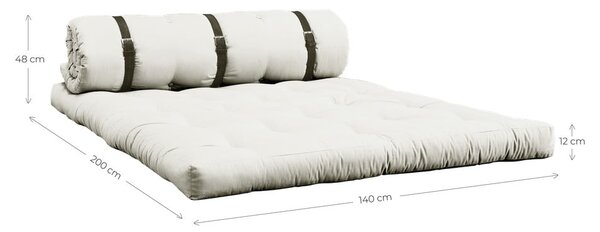 Sofa rozkładana ze skórzanym paskiem Karup Design Buckle Up Grey