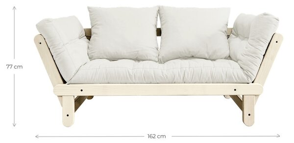 Sofa rozkładana Karup Design Beat Natural Clear/Creamy