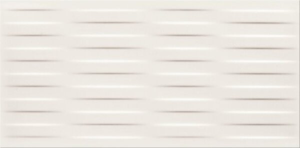 Płytka ścienna BASIC PALETTE white braid structure satin 29,7x60 gat