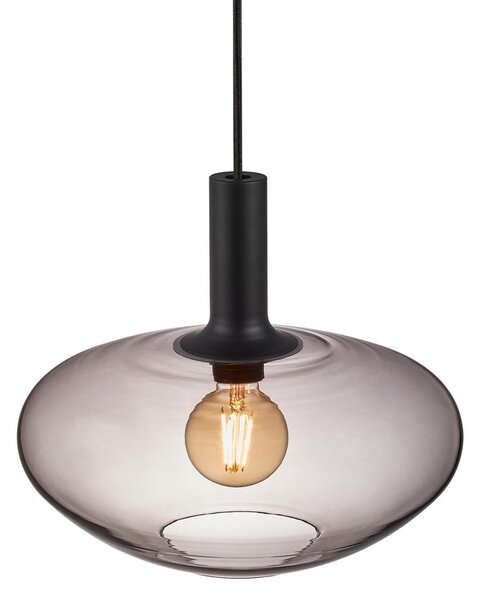 Lampa Wisząca Nordlux, Alton 35, ściemnialny, szary, salon, szkło, nowoczesny