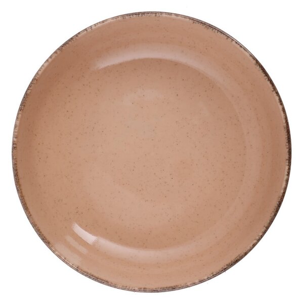 24-częściowy zestaw różowych porcelanowych naczyń Kütahya Porselen Pearl