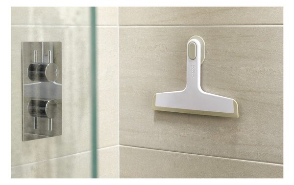 Biała ściągaczka z uchwytem 24 cm Duo – Joseph Joseph