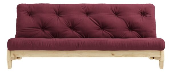 Sofa rozkładana Karup Design Fresh Natural Clear/Bordeaux