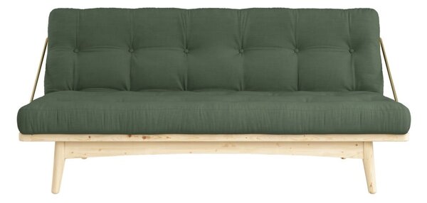 Sofa rozkładana Karup Folk Clear/Olive Green