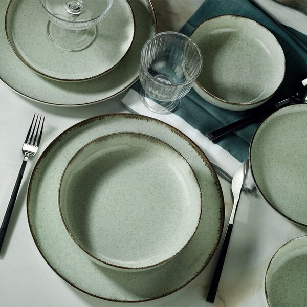 Porcelanowy zestaw talerzy 24 szt. dla 6 osób Pearl – Kütahya Porselen