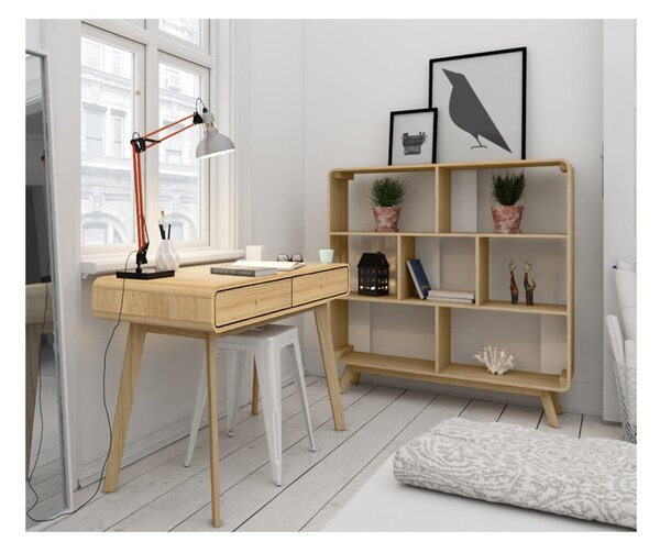 Biurko w dekorze dębu 50x120 cm Cassie – Støraa