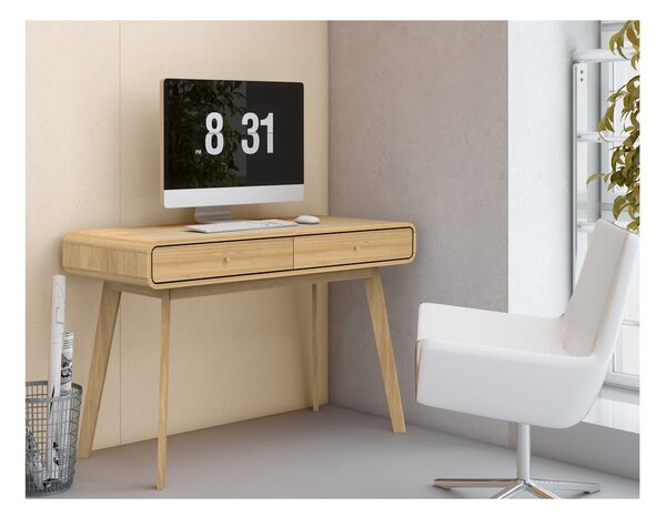 Biurko w dekorze dębu 50x120 cm Cassie – Støraa