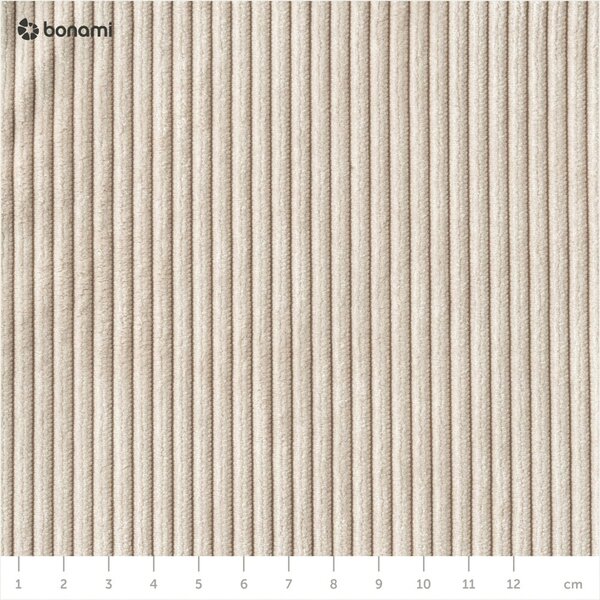 Sofa rozkładana ze sztruksową tapicerką Karup Design Grab Raw/Natural