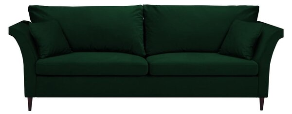 Zielona rozkładana sofa ze schowkiem Mazzini Sofas Pivoine