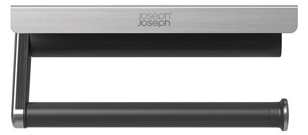Ścienny plastikowy wieszak na ręczniki papierowe w kolorze srebra RollGrip – Joseph Joseph