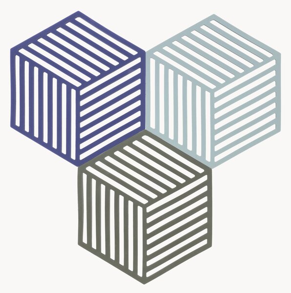 Komplet podstawek Hexagon, 3 elem