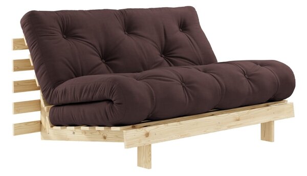 Sofa rozkładana Karup Design Roots Raw/Brown