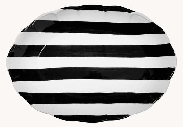 Ręcznie malowany półmisek Stripe