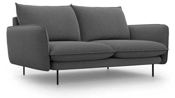 Ciemnoszara sofa Cosmopolitan Design Vienna, 160 cm