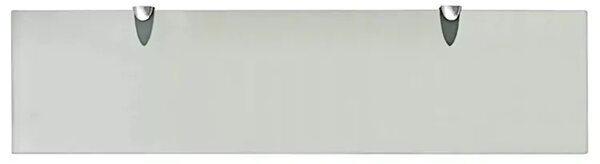 Mleczna podwieszana półka szklana 80x20 K1-G96