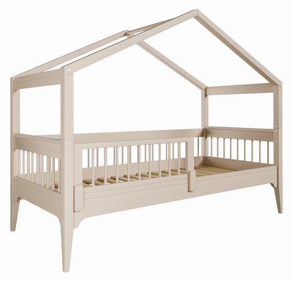 Drewniane Łóżko Domek 2w1 Carmela 90×200 CM Kaszmir