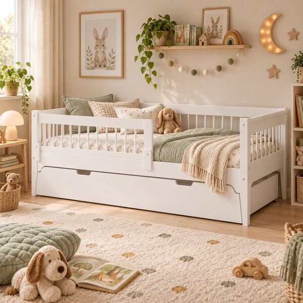 Łóżko Daybed Carmela 90×200 Białe