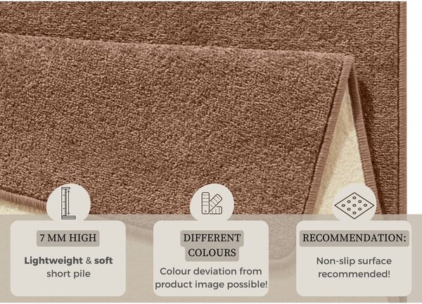 Brązowy chodnik 80x200 cm Fancy – Hanse Home