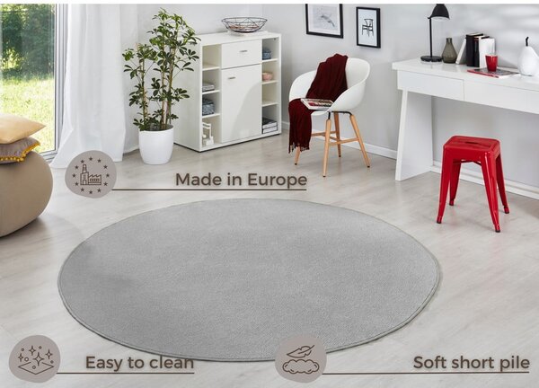 Jasnoszary okrągły dywan ø 133 cm Fancy – Hanse Home