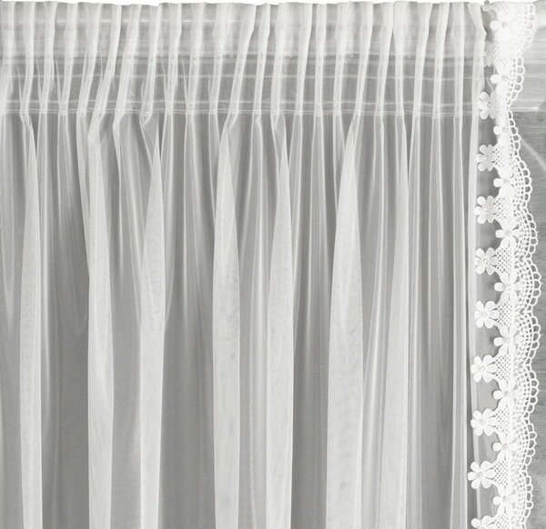 Firana gotowa EUROFIRANY Larisa 140 x 270 cm BiaÅy