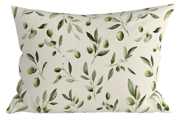 Poszewka na poduszkę z polibawełny OLIVE POLY 50x70 cm, zielona