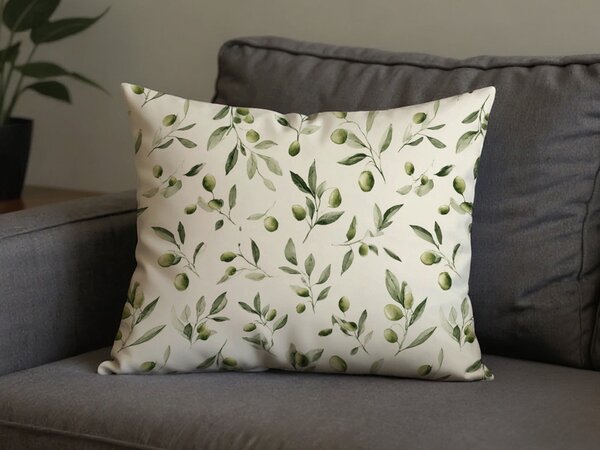 Poszewka na poduszkę z polibawełny OLIVE POLY 50x70 cm, zielona