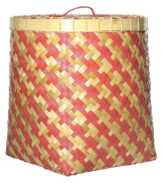 Kosz z pokrywą Stripes 45x47cm