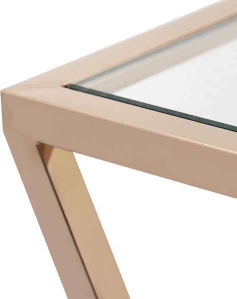 Konsola Vertigo rose gold 120x40x80cm