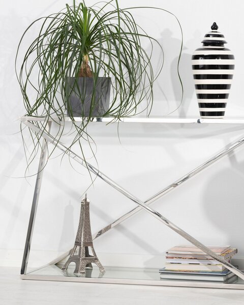 Konsola Vertigo silver 120x40x80cm
