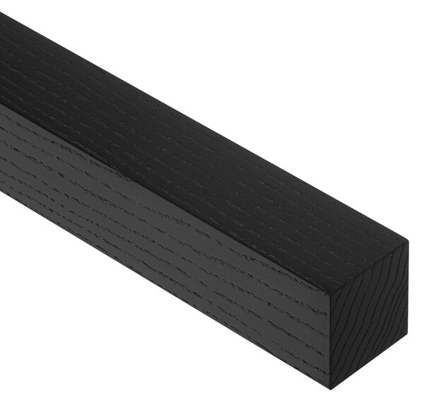 Czarna lampa wisząca LED 115cm z drewna jesionowego L115KB-4K-SCHWARZ