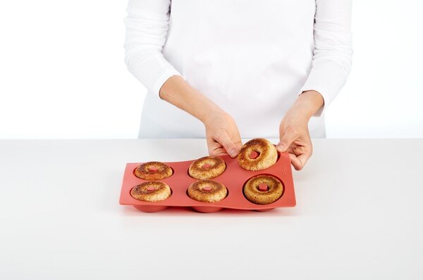 Silikonowa forma do pieczenia donutów 17,5x30,5 cm – Lékué