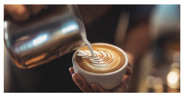 Obraz mistrzostwo w latte art