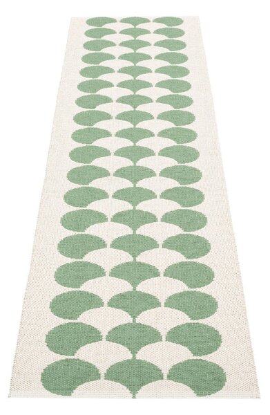 Zielono-kremowy chodnik odpowiedni na zewnątrz 70x250 cm Poppy Oregano – Pappelina