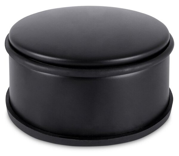 Stoper do drzwi metalowy czarny 11,5 cm