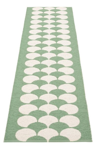 Zielono-kremowy chodnik odpowiedni na zewnątrz 70x250 cm Poppy Oregano – Pappelina