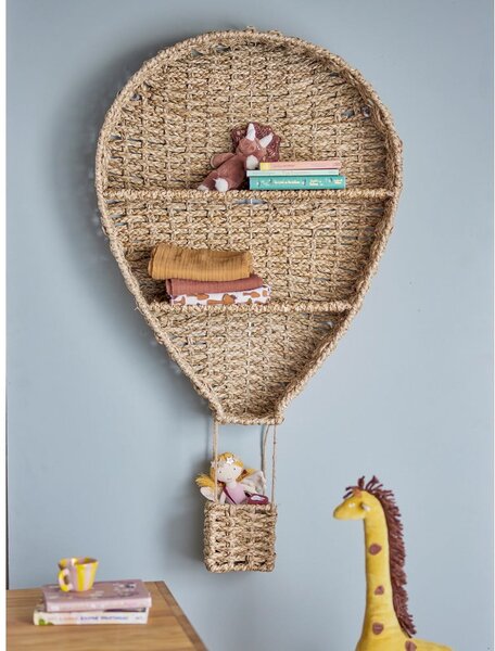 Naturalny dziecięcy regał ścienny z trawy morskiej 59x105 cm Ditter – Bloomingville Mini