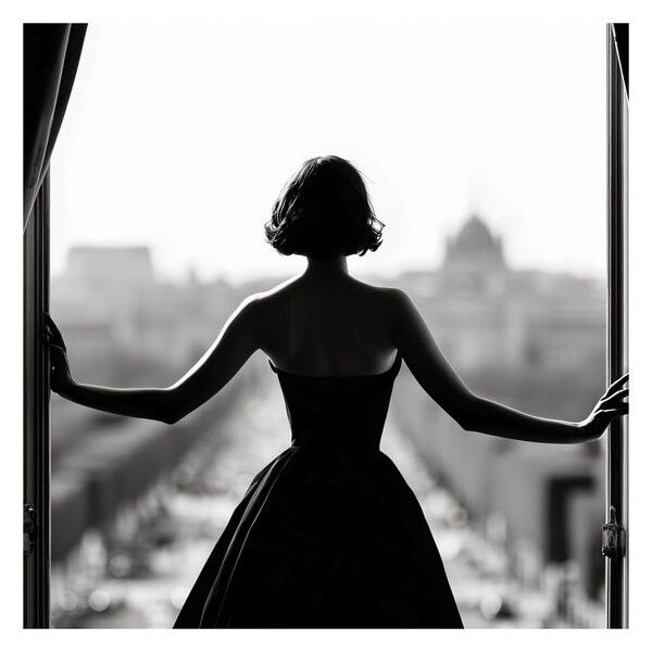 Obraz urok czarno-białej elegancji