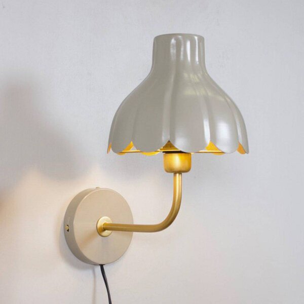 PR Home Kinkiet Wells, kremowy / amber, salon / jadalnia, metal