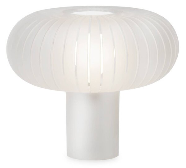 Kartell Lampa stołowa Teresa Frozen, możliwość ściemniania, biały / opal, salon / jadalnia, tworzywo sztuczne, design