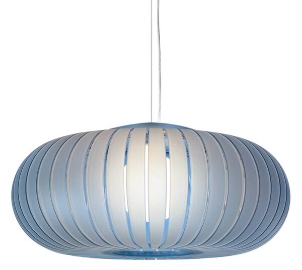 Kartell Lampa wisząca Teresa Frozen, niebieski, salon / jadalnia, tworzywo sztuczne, design