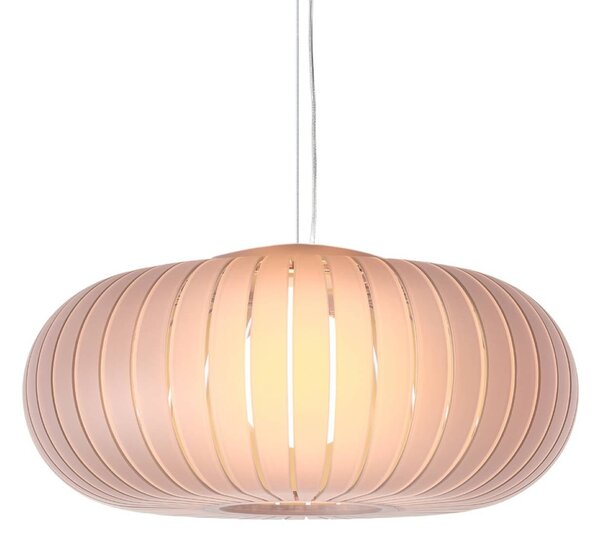 Kartell Lampa wisząca Teresa Frozen, fioletowy / różowy / bladoróżowy, salon / jadalnia, tworzywo sztuczne, design