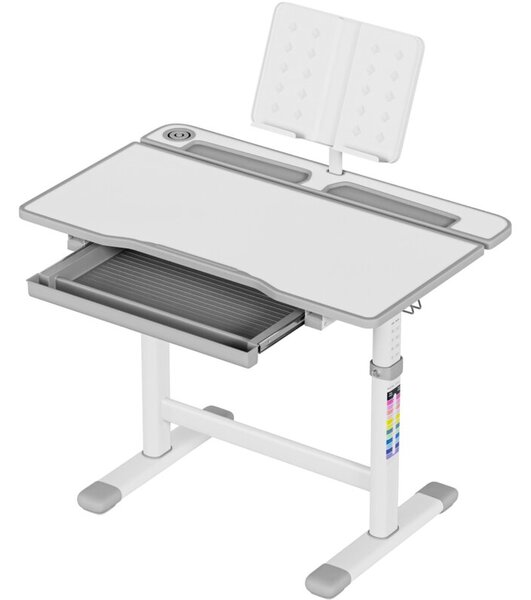 Biurko MARK ADLER Study 3.0 Szary | FAVI.pl