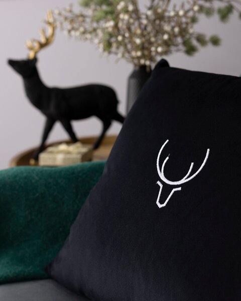 Poszewka na poduszkę Reindeer Silhouette 43x43 cm