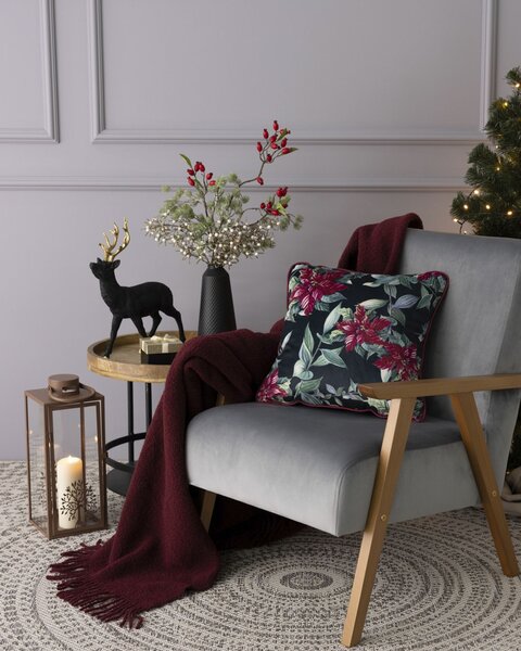 Poszewka na poduszkę Poinsettia Elegance 43x43 cm
