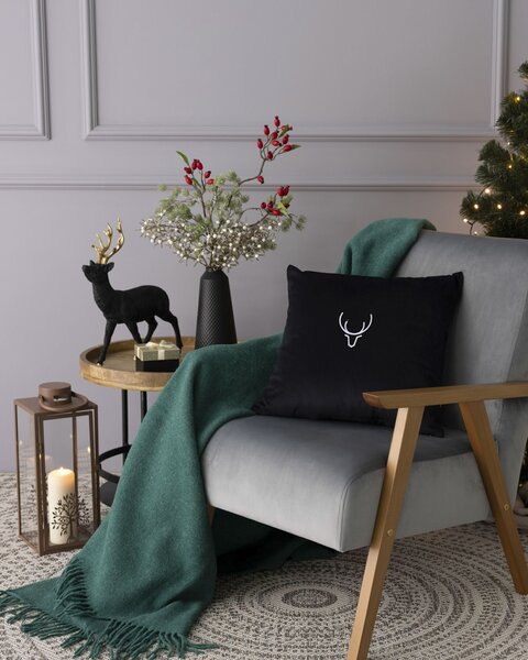 Poszewka na poduszkę Reindeer Silhouette 43x43 cm