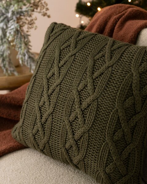 Poszewka na poduszkę Knitted Warmth 43x43 cm