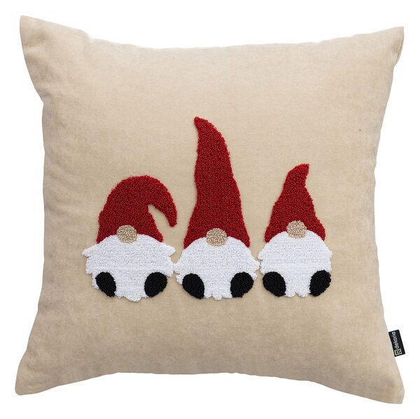 Poszewka na poduszkę Jolly Gnomes Red 43x43 cm