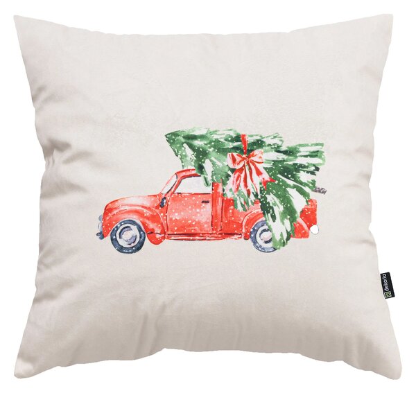 Poszewka na poduszkę Christmas Car 43x43 cm