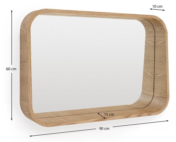 Lustro ścienne 90x60 cm Salaya – Kave Home