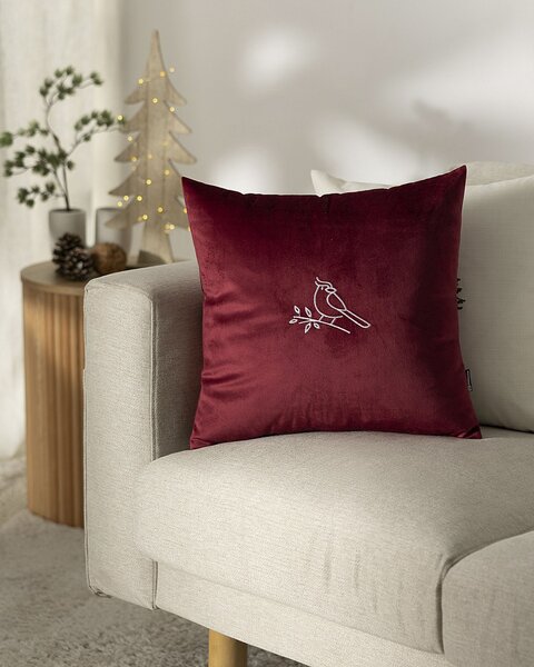 Poszewka na poduszkę Bird on Branch 43x43 cm